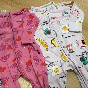 Bonds Zip Wondersuit Bundle (Set of 2) • Size 6-12 Months